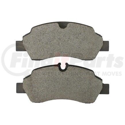 MPA Electrical 1001-1775M Quality-Built Premium Disc Brake Pad Set - Semi-Metallic, with Hardware