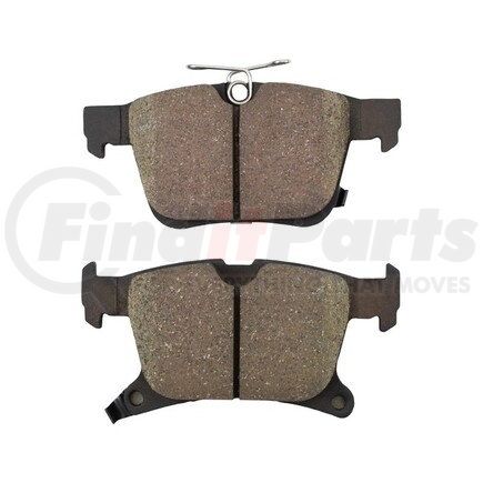 MPA Electrical 1001-1901C Quality-Built Disc Brake Pad Set - Premium, Ceramic