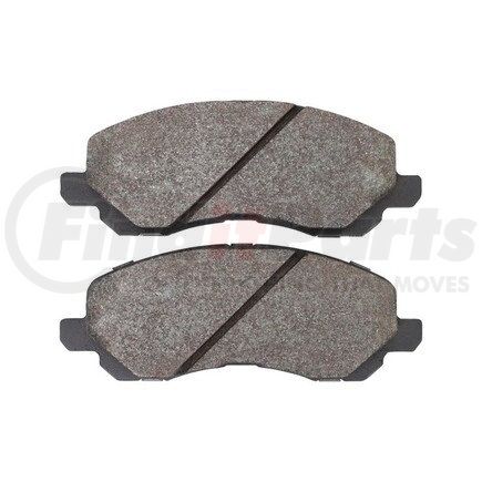 MPA Electrical 1002-0866M Quality-Built Disc Brake Pad Set - Work Force, Heavy Duty, with Hardware