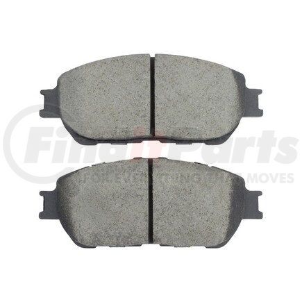 MPA Electrical 1002-0906AM Quality-Built Disc Brake Pad Set - Work Force, Heavy Duty, with Hardware