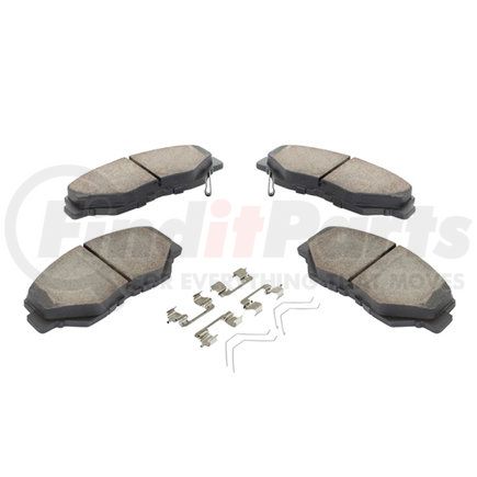 MPA Electrical 1002-0914BM Quality-Built Work Force Heavy Duty Brake Pads w/ Hardware