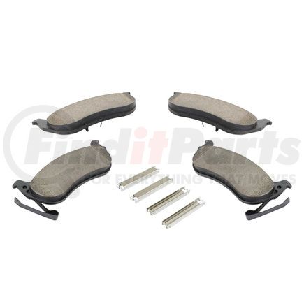 MPA Electrical 1002-0981M Quality-Built Work Force Heavy Duty Brake Pads w/ Hardware