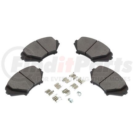 MPA Electrical 1002-1009M Quality-Built Work Force Heavy Duty Brake Pads w/ Hardware