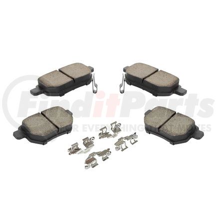 MPA Electrical 1002-1354M Quality-Built Work Force Heavy Duty Brake Pads w/ Hardware