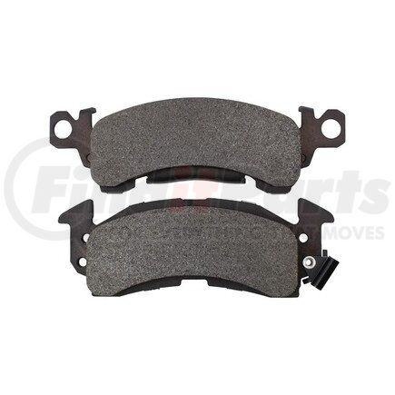 MPA Electrical 1003-0052M Quality-Built Disc Brake Pad Set - Black Series, Semi-Metallic, with Hardware