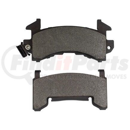 MPA Electrical 1003-0154M Quality-Built Disc Brake Pad Set - Black Series, Semi-Metallic, with Hardware