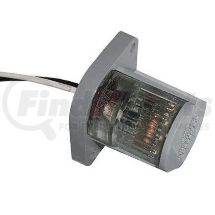Betts 24-011-048 License Plate Light - Clear, LED w/4' Lead Wires, Surface Mount