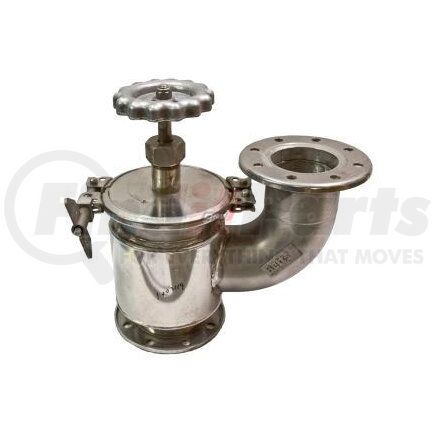 Betts Hd QR703SST Hydrolet QRB Valve - 3" Flanged 90 Degree Elbow, Stainless Steel