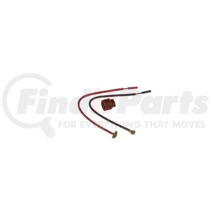 Betts Hd 920150 Complete Pigtail, Double Contact, Package of 12 Red, 12 Brown Button, and Wires with 12 Grommets