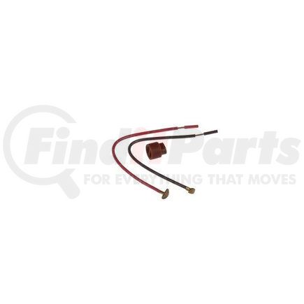 Betts 920150 Complete Pigtail, Double Contact, Package of 12 Red, 12 Brown Button, and Wires with 12 Grommets