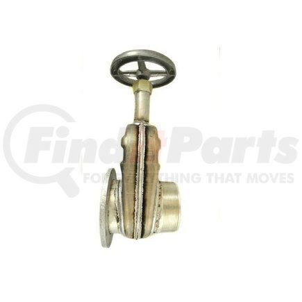 Betts Hd AAG1004 Gate Valve - 4" Manual TTMA Flange x 4" Threaded Pipe Aluminum