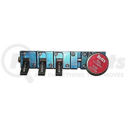 Betts AD14PP3ALFS Air Distributor Push/Pull Master Control with Toggles - with 3 Compartments