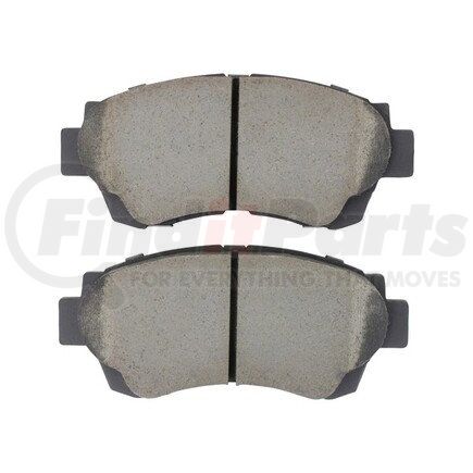 MPA Electrical 1001-0476M Quality-Built Premium Disc Brake Pad Set - Semi-Metallic, with Hardware
