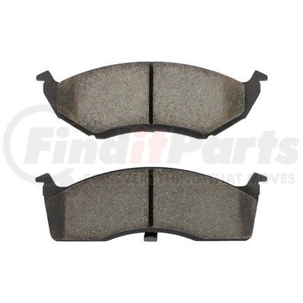MPA Electrical 1001-0591M Quality-Built Premium Disc Brake Pad Set - Semi-Metallic, with Hardware