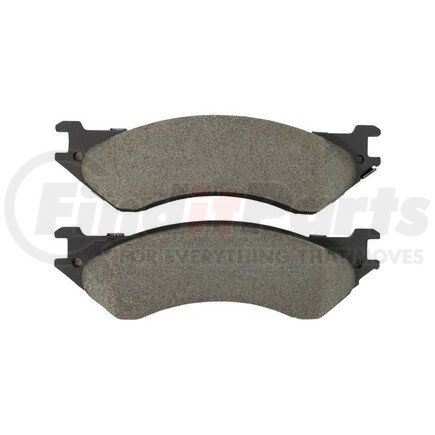 MPA Electrical 1001-0702AM Quality-Built Premium Disc Brake Pad Set - Semi-Metallic, with Hardware