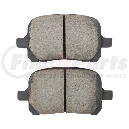 MPA Electrical 1001-0707M Quality-Built Premium Semi-Metallic Brake Pads w/ Hardware