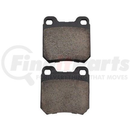 MPA Electrical 1001-0709M Quality-Built Premium Disc Brake Pad Set - Semi-Metallic, with Hardware