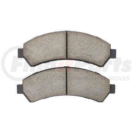 MPA Electrical 1001-0726M Quality-Built Premium Disc Brake Pad Set - Semi-Metallic, with Hardware