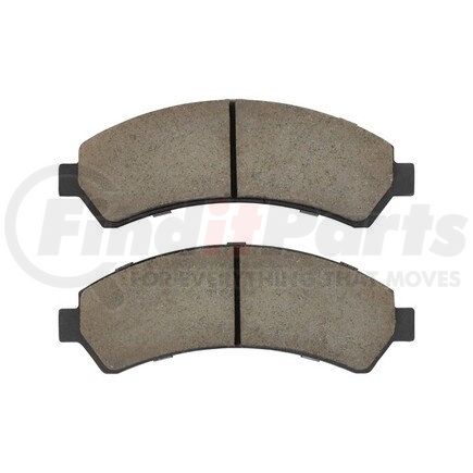 MPA Electrical 1003-0726C Quality-Built Disc Brake Pad Set - Black Series, Ceramic, with Hardware