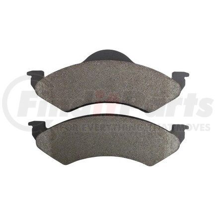 MPA Electrical 1003-0820M Quality-Built Disc Brake Pad Set - Black Series, Semi-Metallic, with Hardware
