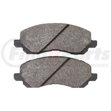 MPA Electrical 1003-0866M Quality-Built Disc Brake Pad Set - Black Series, Semi-Metallic, with Hardware