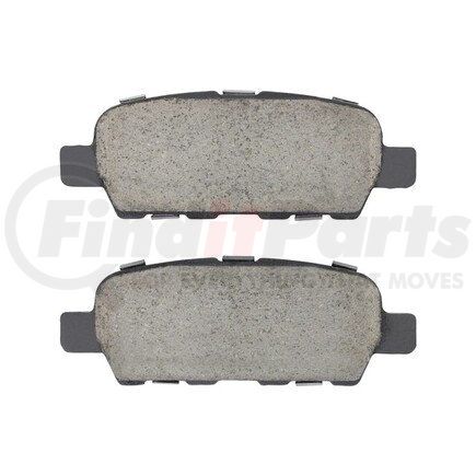 MPA Electrical 1003-0905AC Quality-Built Disc Brake Pad Set - Black Series, Ceramic, with Hardware