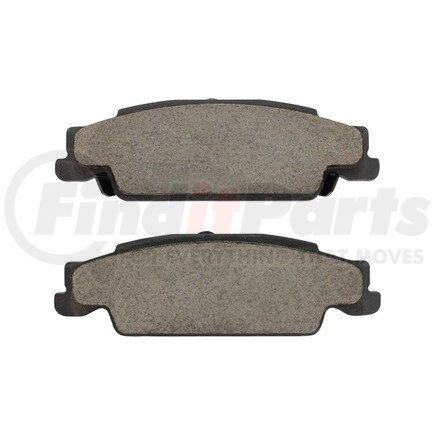 MPA Electrical 1003-0922M Quality-Built Disc Brake Pad Set - Black Series, Semi-Metallic, with Hardware