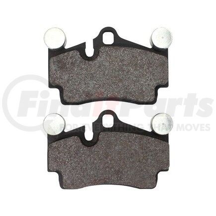 MPA Electrical 1003-0978M Quality-Built Disc Brake Pad Set - Black Series, Semi-Metallic, with Hardware