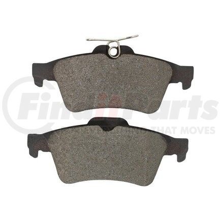 MPA Electrical 1003-1095M Quality-Built Disc Brake Pad Set - Black Series, Semi-Metallic, with Hardware