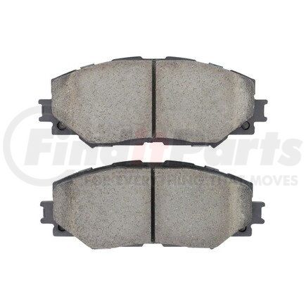 MPA Electrical 1003-1210C Quality-Built Disc Brake Pad Set - Black Series, Ceramic, with Hardware