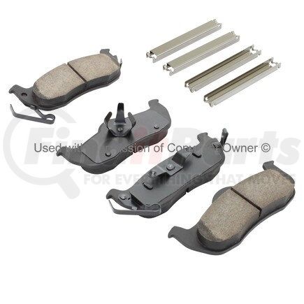 MPA Electrical 1002-1041M Quality-Built Disc Brake Pad Set - Work Force, Heavy Duty, with Hardware