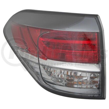 Eagle Eye TY1225-B000L Tail Light Assembly