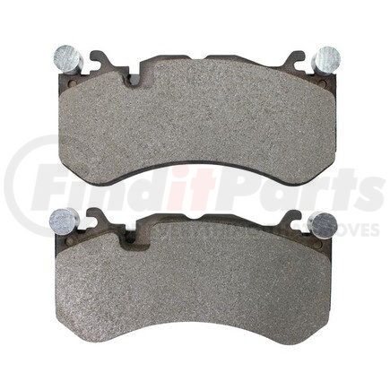 MPA Electrical 1003-1291M Quality-Built Disc Brake Pad Set - Black Series, Semi-Metallic, with Hardware