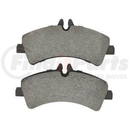 MPA Electrical 1003-1318M Quality-Built Black Series Semi-Metallic Brake Pads w/ Hardware