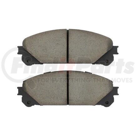 MPA Electrical 1003-1324C Quality-Built Disc Brake Pad Set - Black Series, Ceramic, with Hardware