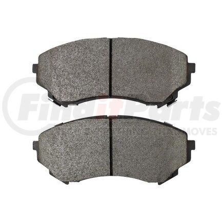 MPA Electrical 1003-1331M Quality-Built Black Series Semi-Metallic Brake Pads w/ Hardware