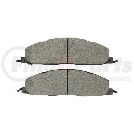 MPA Electrical 1003-1400M Quality-Built Disc Brake Pad Set - Black Series, Semi-Metallic, with Hardware