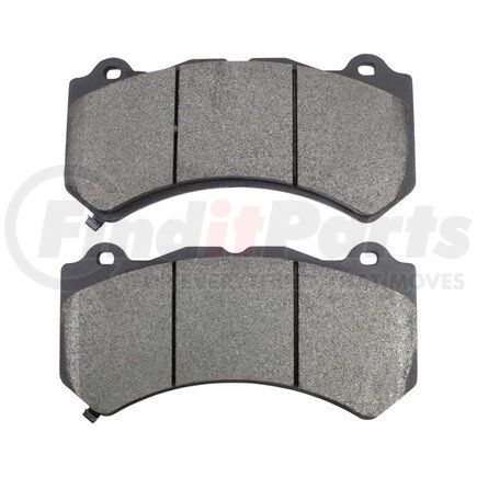 MPA Electrical 1003-1405AM Quality-Built Disc Brake Pad Set - Black Series, Semi-Metallic, with Hardware