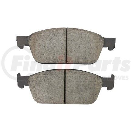 MPA Electrical 1003-1645C Quality-Built Disc Brake Pad Set - Black Series, Ceramic, with Hardware