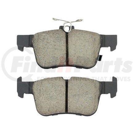 MPA Electrical 1003-1665C Quality-Built Disc Brake Pad Set - Black Series, Ceramic, with Hardware