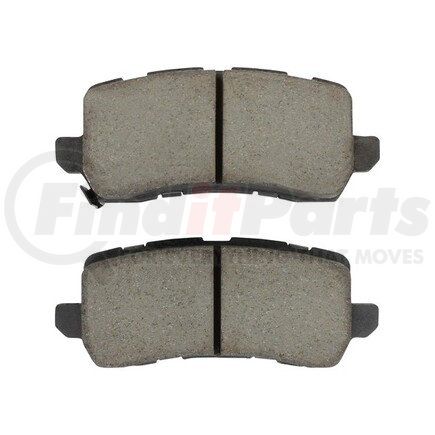 MPA Electrical 1003-1698C Quality-Built Disc Brake Pad Set - Black Series, Ceramic, with Hardware