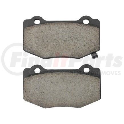 MPA Electrical 1003-1718C Quality-Built Disc Brake Pad Set - Black Series, Ceramic, with Hardware