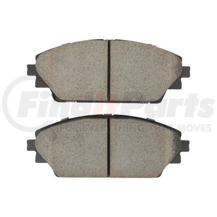 MPA Electrical 1003-1728C Quality-Built Black Series Ceramic Brake Pads w/ Hardware