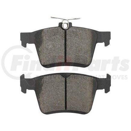 MPA Electrical 1003-1761M Quality-Built Disc Brake Pad Set - Black Series, Semi-Metallic, with Hardware