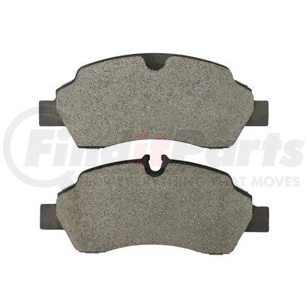 MPA Electrical 1003-1775M Quality-Built Disc Brake Pad Set - Black Series, Semi-Metallic, with Hardware