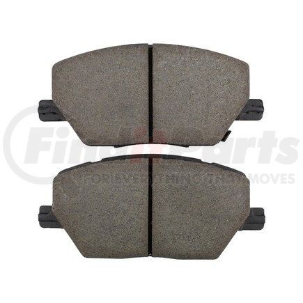 MPA Electrical 1003-1811C Quality-Built Disc Brake Pad Set - Black Series, Ceramic, with Hardware