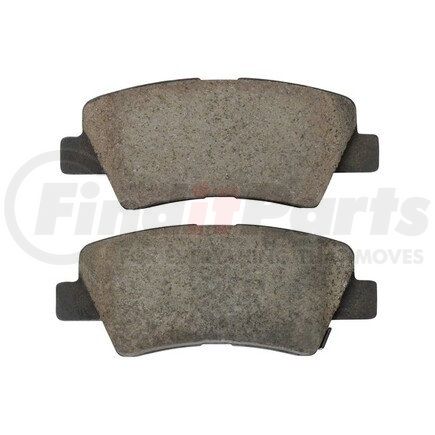 MPA Electrical 1003-1813C Quality-Built Disc Brake Pad Set - Black Series, Ceramic, with Hardware