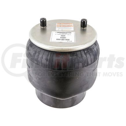 Hendrickson S-34733 Air Suspension Spring - 9" Top and 7.90" Bottom, Damped Air Spring with Plastic Piston