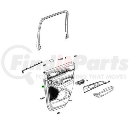 Mopar 06513137AA Push-In Fastener