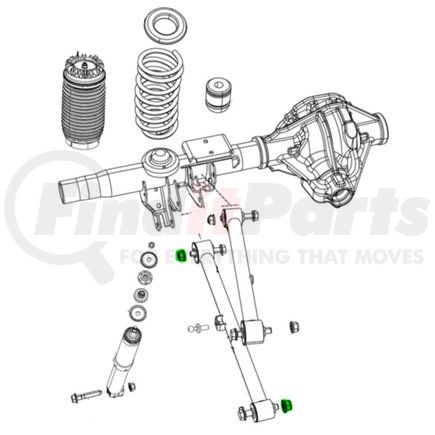 Mopar 06513229AA Nut - Hex, For 2021-2023 Ram 1500